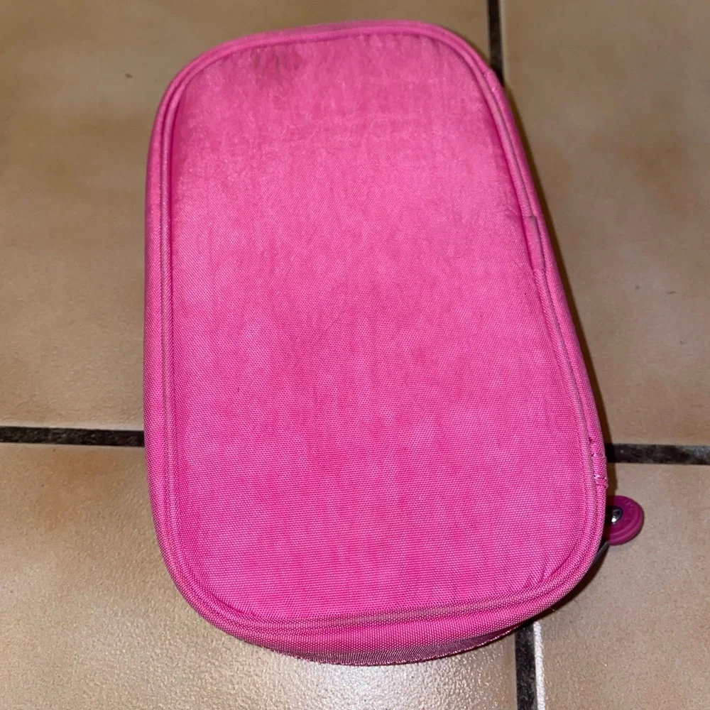 Kipling 50 pens case fuschia / orange like new